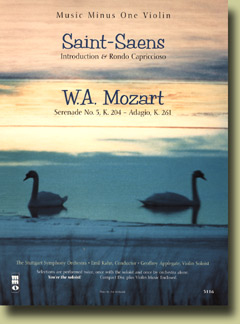 Introduction & Rondo Capriccioso for Violin & Orchestra; Serenade #5, KV204; Adagio, KV261 - click here