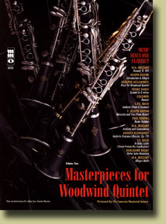 Woodwind Quintets, vol. II: Masterpieces for Woodwind Quintet - click here