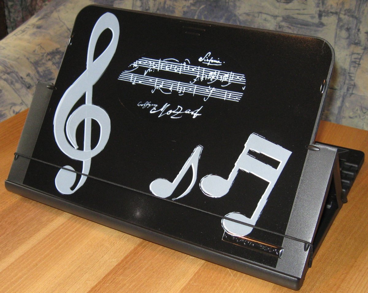 Porta-Book Mozart, schwarz/black - click here