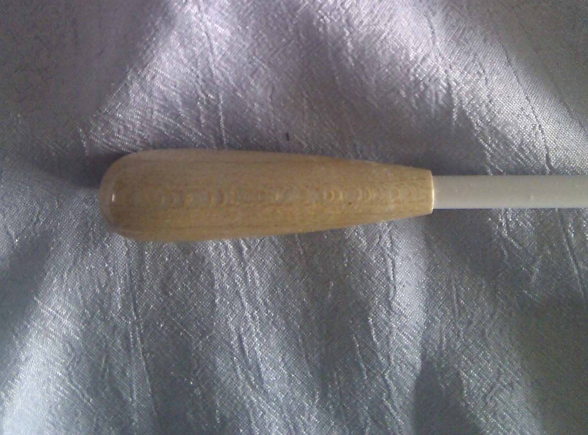 Dirigierstock Serie P, L�nge 14, Maple, weiss - click here